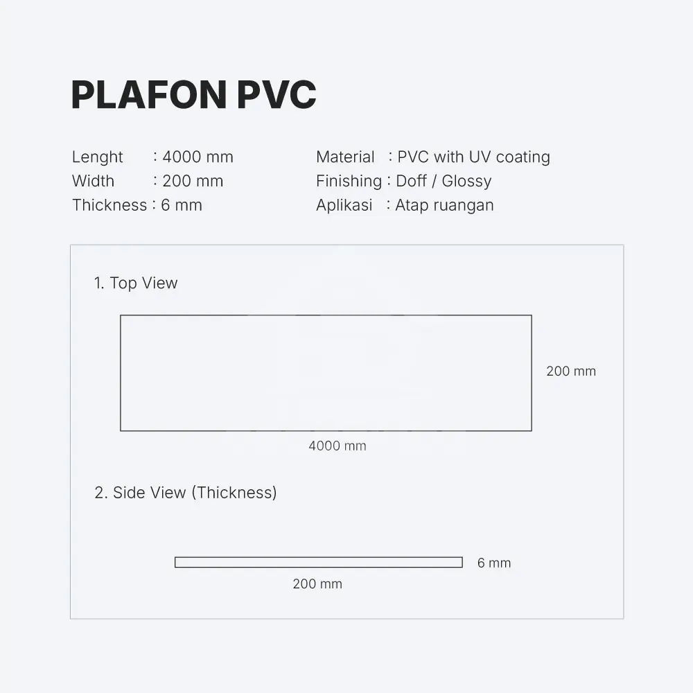 Plafon Pvc WKB-07 Home Decorindo Plafon Pvc WKB-07 Home Decorindo