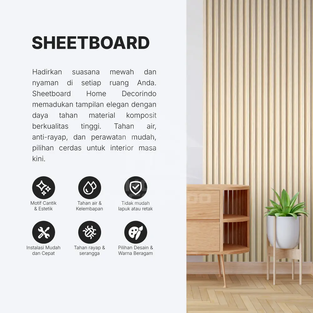 Sheet Board Pvc CS-206-8MM Home Decorindo Sheet Board Pvc CS-206-8MM Home Decorindo